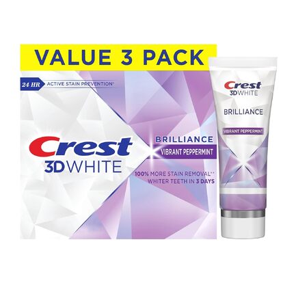 Відбілювальна зубна паста Crest 3D White Brilliance Vibrant Peppermint