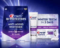 Відбілювальні смужки Crest 3D Whitestrips Anti Aging+паста