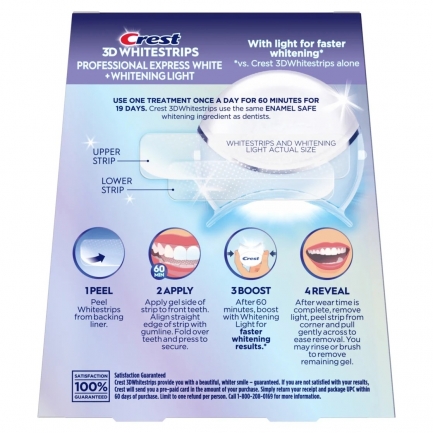 Відбілювальні смужки Crest 3D Whitestrips Professional Express LED