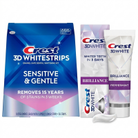 Відбілювальні смужки Crest 3D Whitestrips Sensitive & Gentle+паста